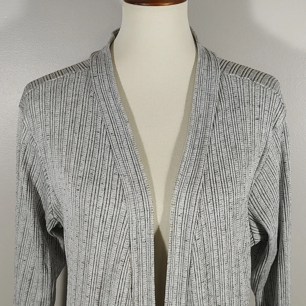 Top: Open Front Cardigan - Picture 2 of 5